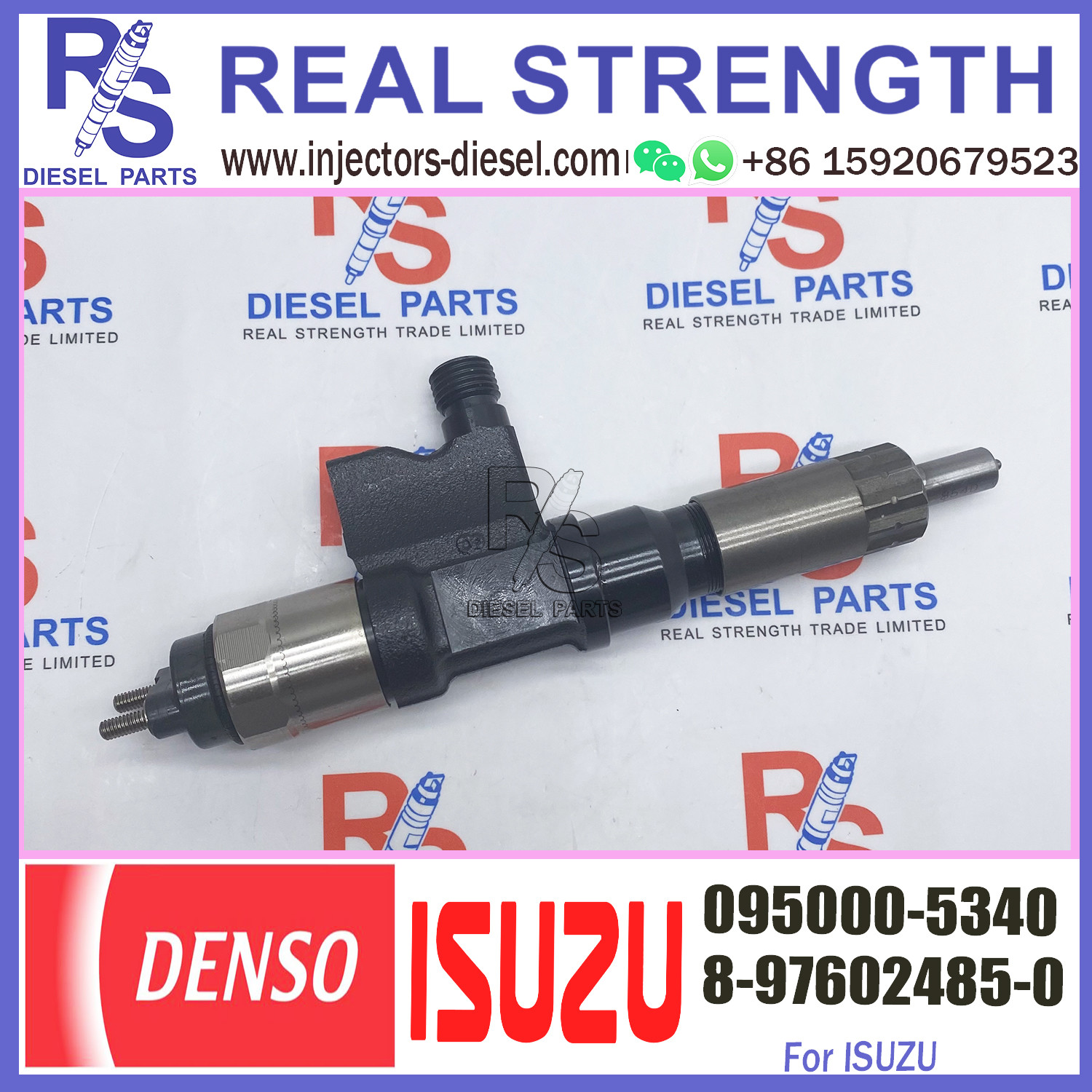 5340 Engine Diesel engine common rail fuel injector 095000-5340 for Isuzu 4HK1 6HK1
