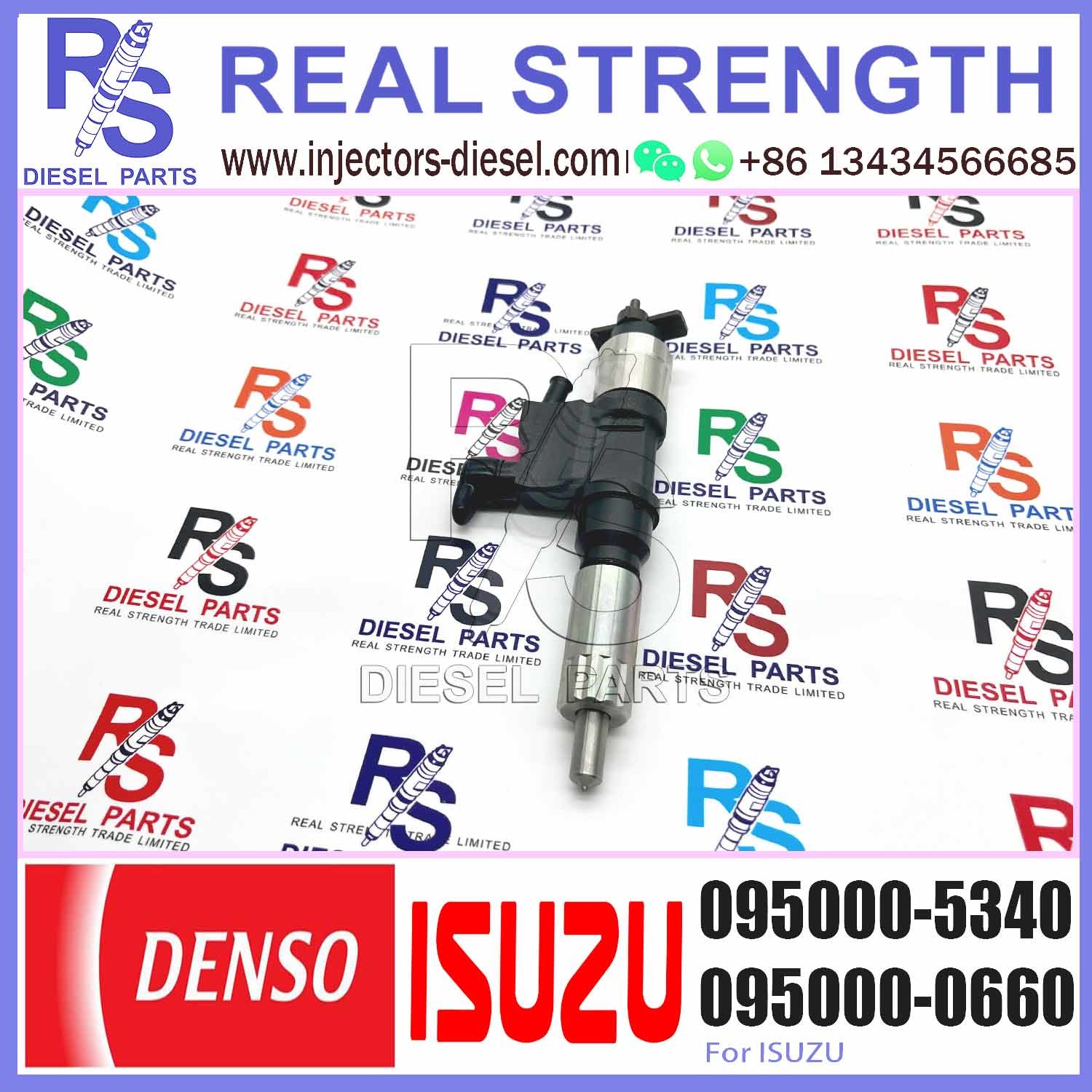 5340 Engine common rail fuel injector 095000-5340 for Isuzu 4HK1 6HK1 diesel engine